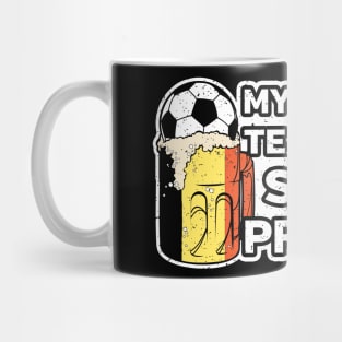 Belgium Soccer Drinking Team Mug